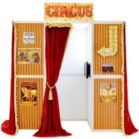 Vintage circus photo booth