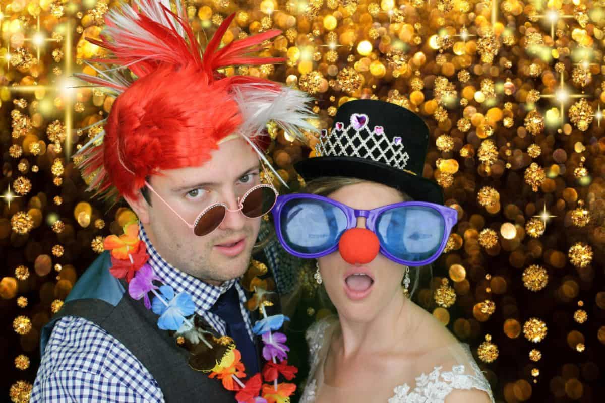 homepage picture of Guests enjoying a quirky photo booth