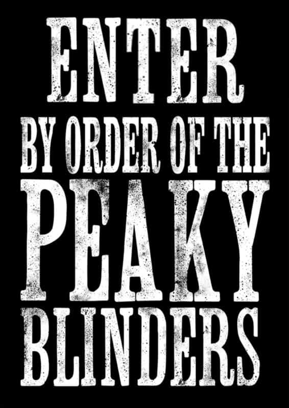Peaky Blinders Poster 01